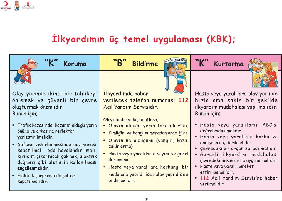 fiofben zehirlenmesinde gaz vanas kapat lmal, oda havaland r lmal, k v lc m ç kartacak çakmak, elektrik dü mesi gibi aletlerin kullan lmas engellenmelidir. Elektrik çarpmas nda flalter kapat lmal d r.