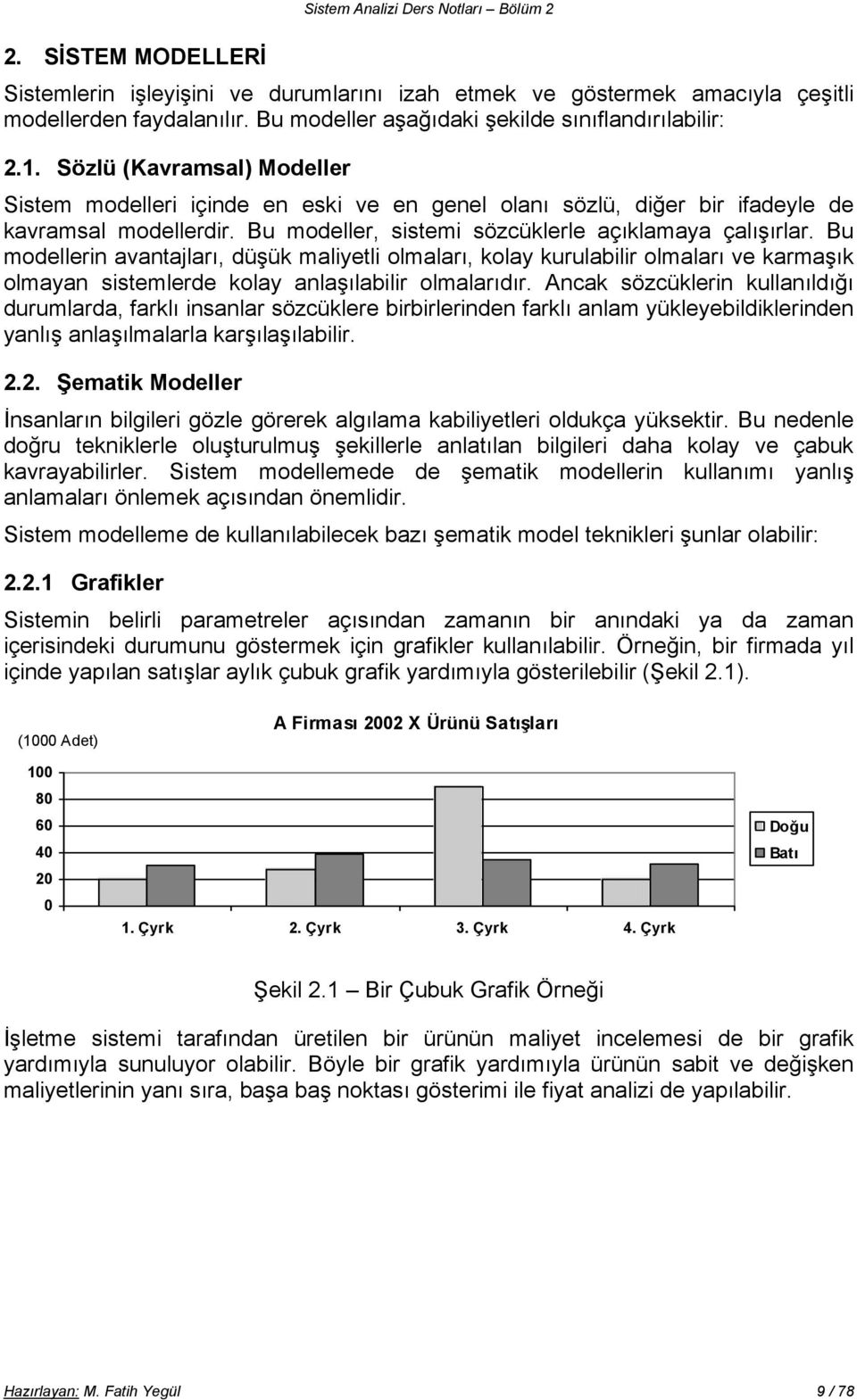 Bu modeller, sistemi sözcüklerle açıklamaya çalışırlar. Bu modellerin avantajları, düşük maliyetli olmaları, kolay kurulabilir olmaları ve karmaşık olmayan sistemlerde kolay anlaşılabilir olmalarıdır.