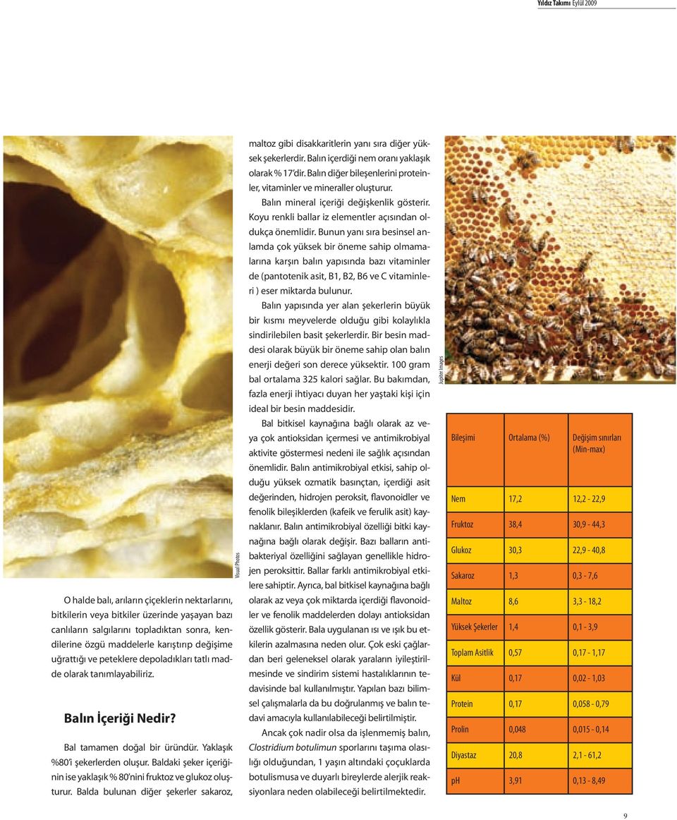 Baldaki şeker içeriğinin ise yaklaşık % 80 nini fruktoz ve glukoz oluşturur. Balda bulunan diğer şekerler sakaroz, Visual Photos maltoz gibi disakkaritlerin yanı sıra diğer yüksek şekerlerdir.