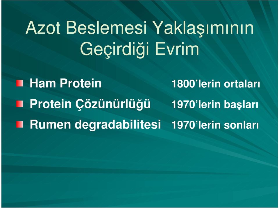 Rumen degradabilitesi 1800 lerin