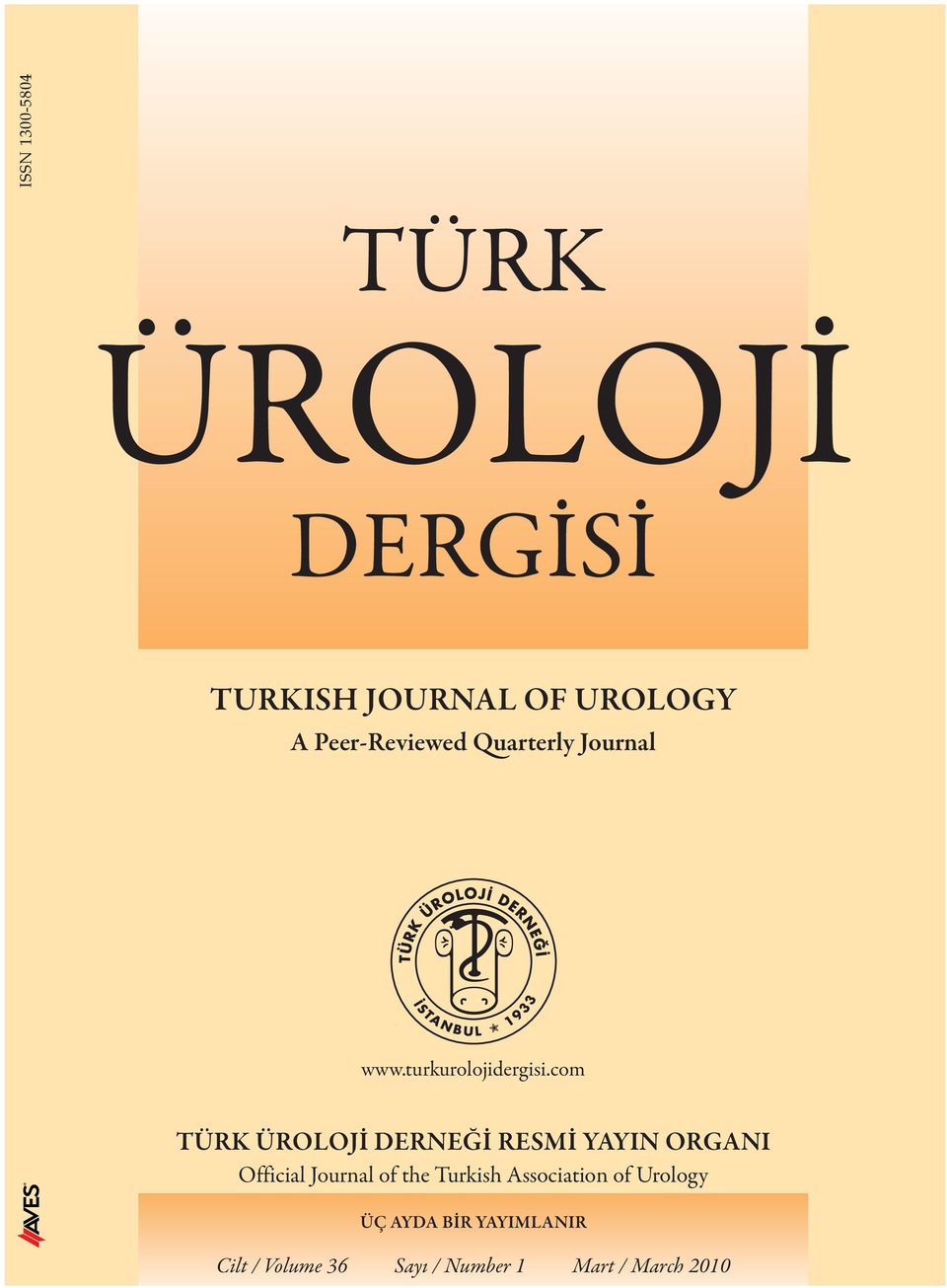 com TÜRK ÜROLOJİ DERNEĞİ RESMİ YAYIN ORGANI Official Journal of the