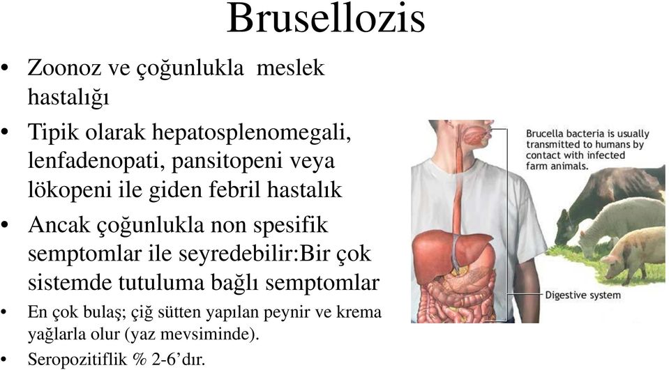 spesifik semptomlar ile seyredebilir:bir çok sistemde tutuluma bağlı semptomlar En çok