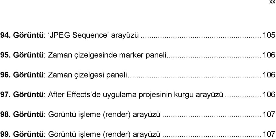 Görüntü: Zaman çizelgesi paneli... 106 97.