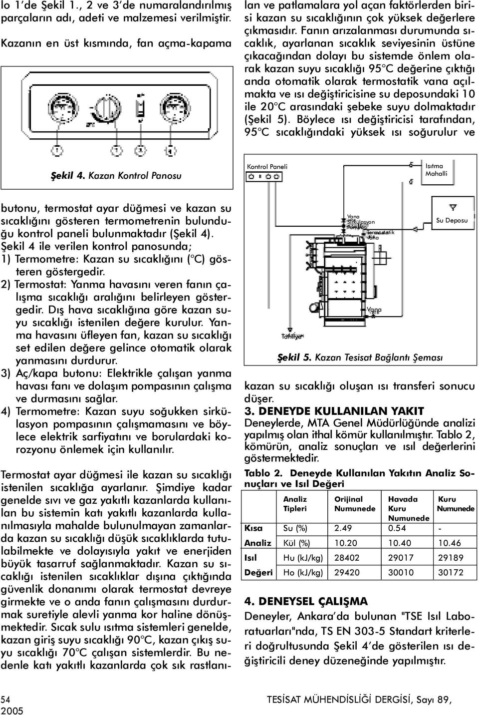 Þimdiye kadar genelde sývý ve gaz yakýtlý kazanlarda kullanýlan bu sistemin katý yakýtlý kazanlarda kullanýlmasýyla mahalde bulunulmayan zamanlarda kazan su sýcaklýðý düþük sýcaklýklarda