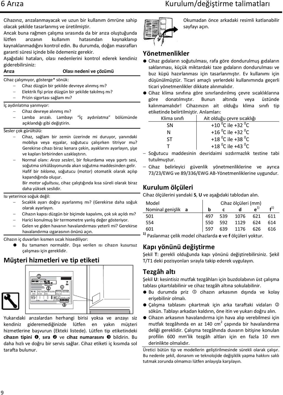 Bu durumda, doğan masrafları garanti süresi içinde bile ödemeniz gerekir.