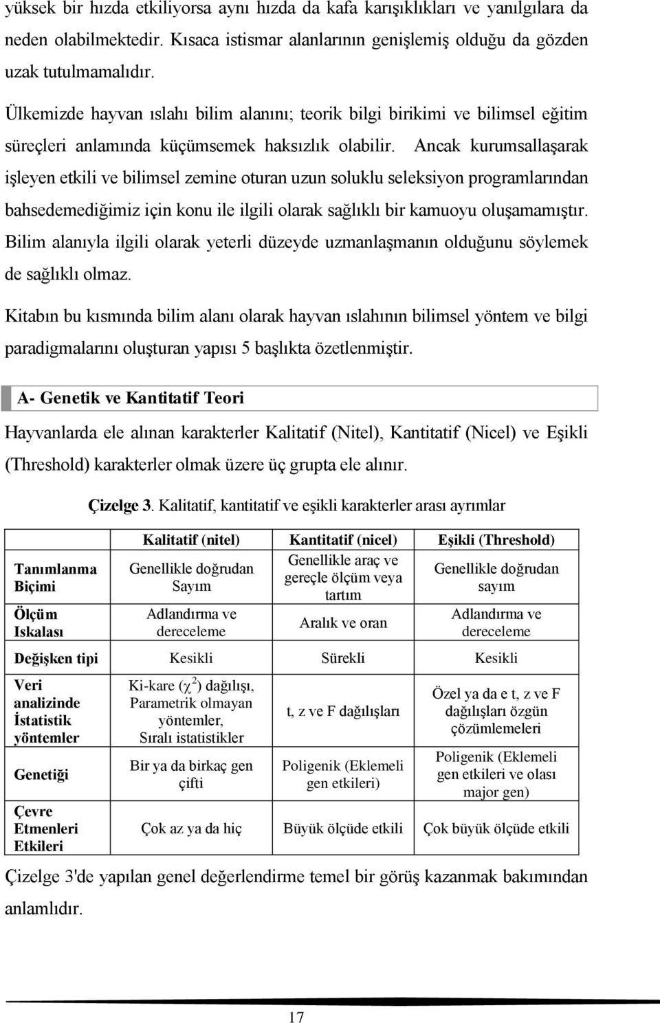 Ancak kurumsallaşarak işleyen etkili ve bilimsel zemine oturan uzun soluklu seleksiyon programlarından bahsedemediğimiz için konu ile ilgili olarak sağlıklı bir kamuoyu oluşamamıştır.