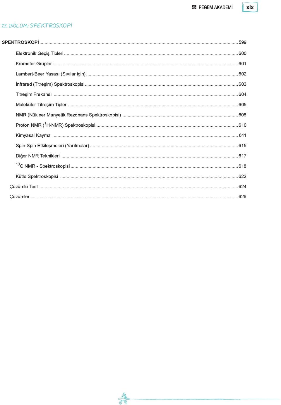 ..604 Moleküler Titreşim Tipleri...605 NMR (Nükleer Manyetik Rezonans Spektroskopisi)...608 Proton NMR ( 1 H-NMR) Spektroskopisi.