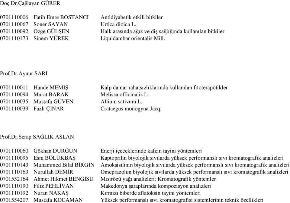 Aynur SARI 0701110011 Hande MEMİŞ Kalp damar rahatsızlıklarında kullanılan fitoterapötikler 0701110094 Murat BARAK Melissa officinalis L. 0701110035 Mustafa GÜVEN Allium sativum L.