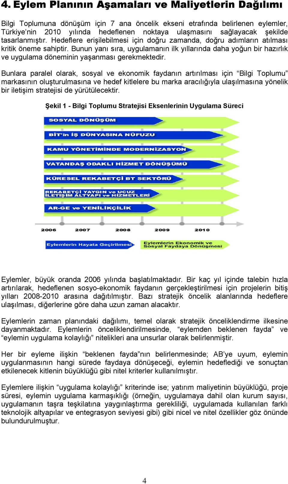 Bunun yanı sıra, uygulamanın ilk yıllarında daha yoğun bir hazırlık ve uygulama döneminin yaşanması gerekmektedir.