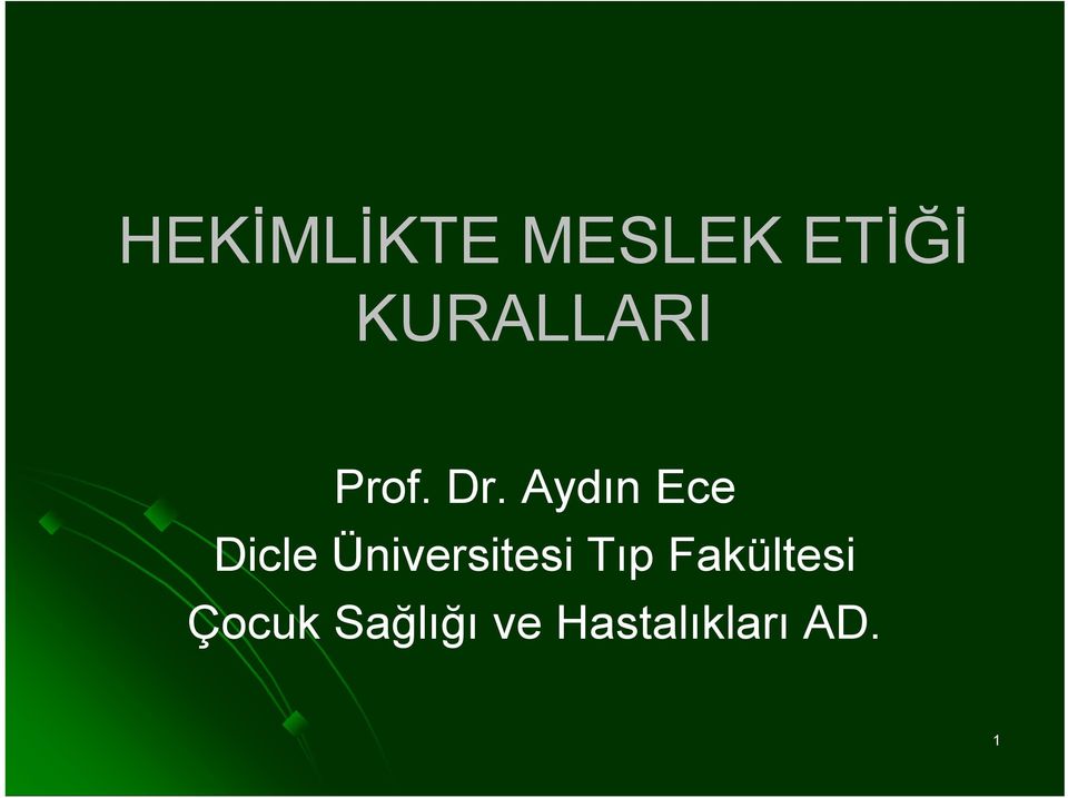 Aydın Ece Dicle Üniversitesi