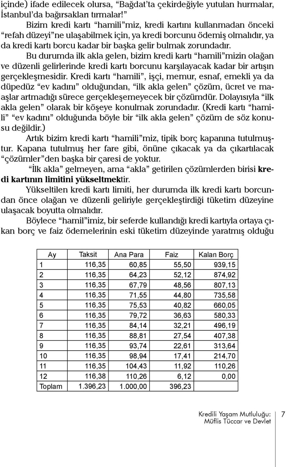 Bu durumda ilk akla gelen, bizim kredi kartı hamili mizin olağan ve düzenli gelirlerinde kredi kartı borcunu karşılayacak kadar bir artışın gerçekleşmesidir.