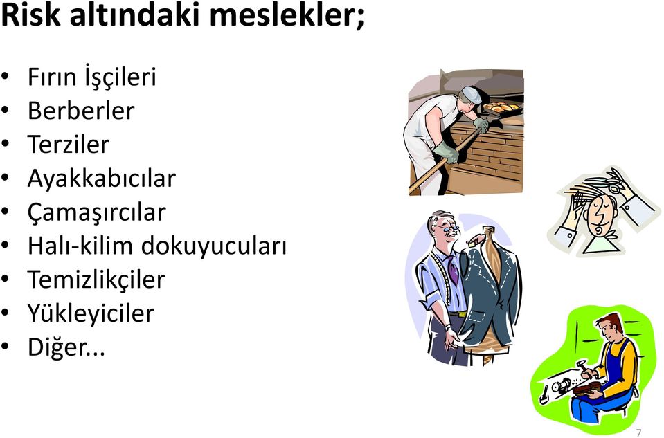 Ayakkabıcılar Çamaşırcılar