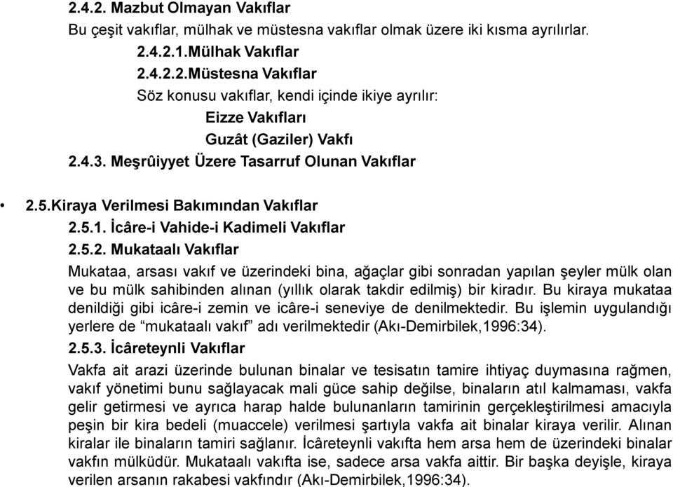 5.Kiraya Verilmesi Bakımından Vakıflar 2.