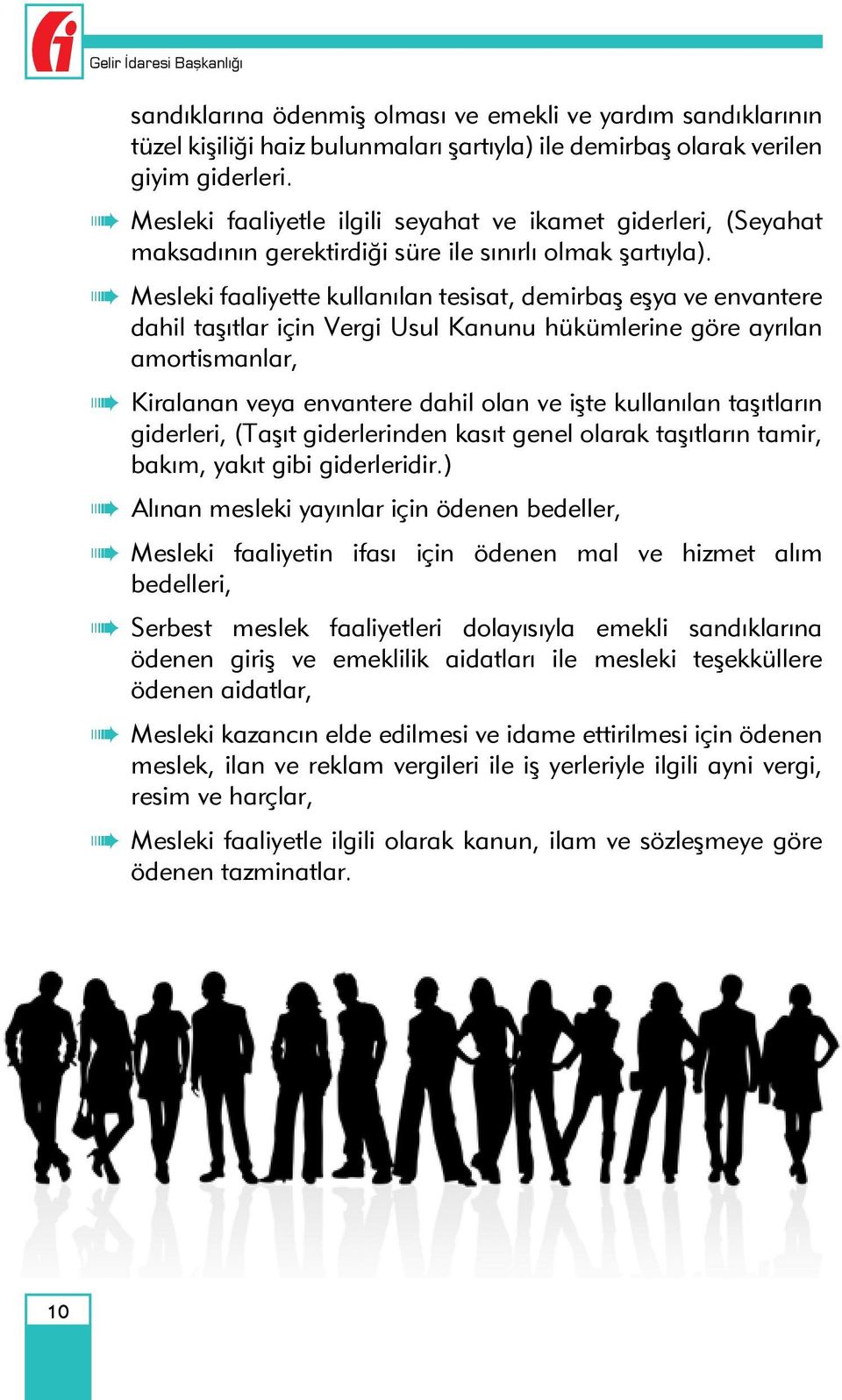 Mesleki faaliyette kullanılan tesisat, demirbaş eşya ve envantere dahil taşıtlar için Vergi Usul Kanunu hükümlerine göre ayrılan amortismanlar, Kiralanan veya envantere dahil olan ve işte kullanılan