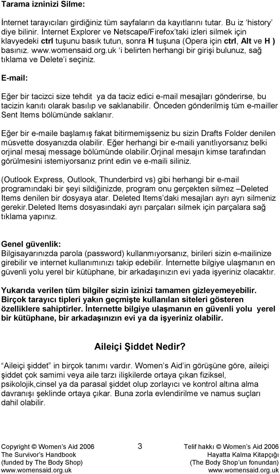 i belirten herhangi bir girişi bulunuz, sağ tıklama ve Delete i seçiniz.