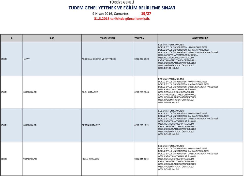 KIRTASİYE 0232 256 26 48 İZMİR KARABAĞLAR CEREN KIRTASİYE