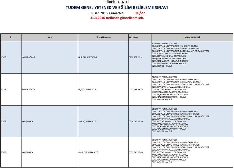 KIRTASİYE 0232 255 83 86 İZMİR KARŞIYAKA AYRAÇ