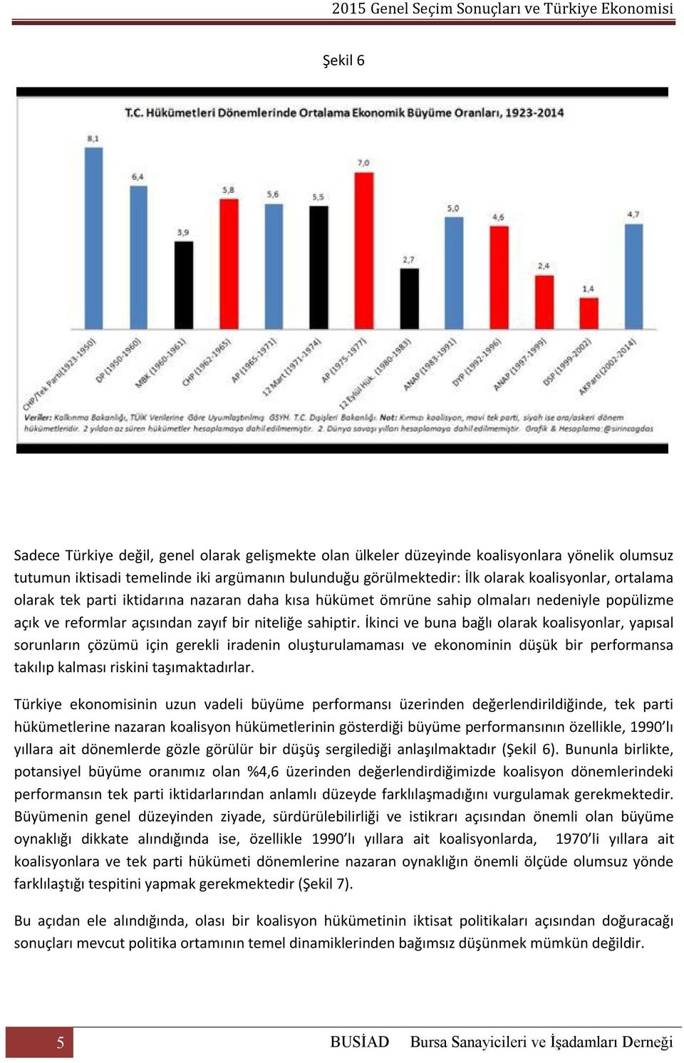 İkinci ve buna bağlı olarak koalisyonlar, yapısal sorunların çözümü için gerekli iradenin oluşturulamaması ve ekonominin düşük bir performansa takılıp kalması riskini taşımaktadırlar.