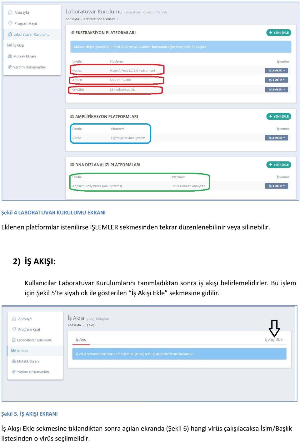 Bu işlem için Şekil 5 