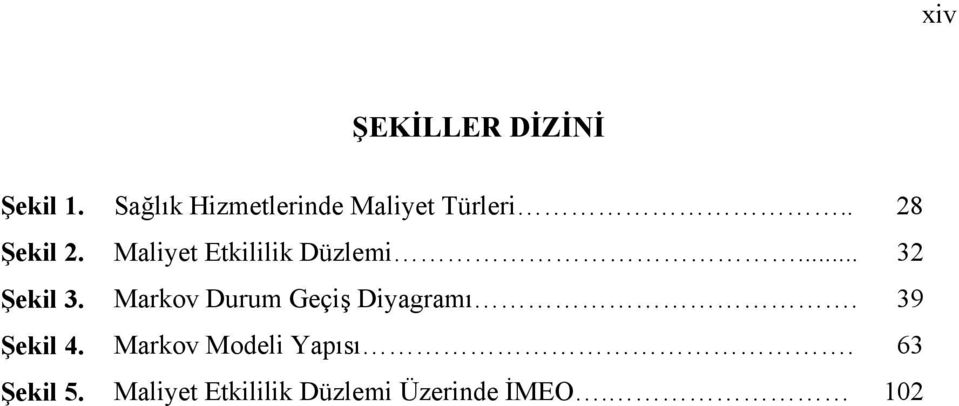 Maliyet Etkililik Düzlemi... 32 Şekil 3.