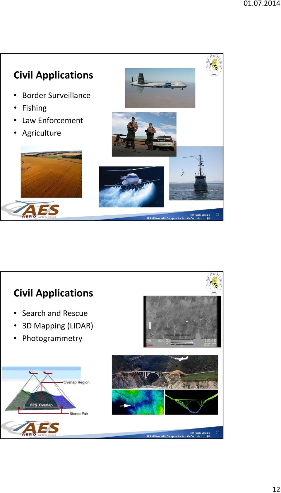 Civil Applications Search and Rescue