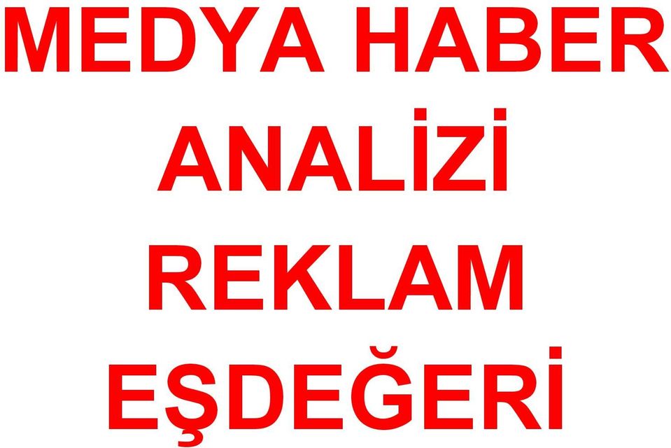 ANALİZİ