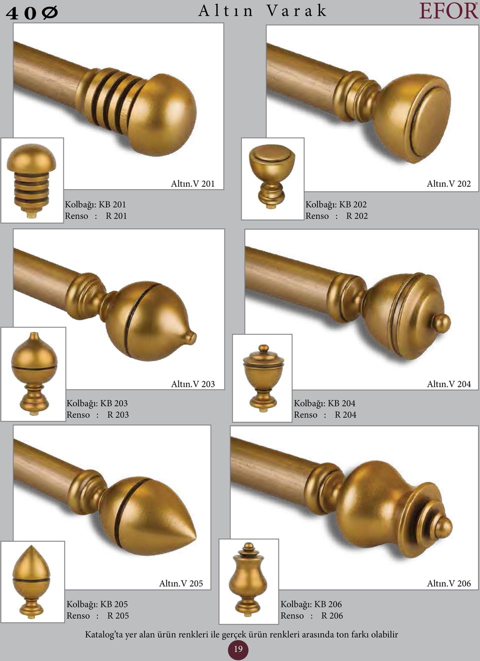 V 204 Kolbağı: KB 203 Renso : R 203 Kolbağı: KB 204 Renso : R 204 Altın.V 205 Altın.