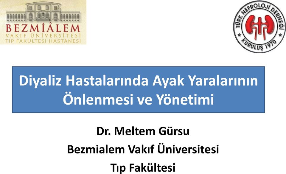 Yönetimi Dr.