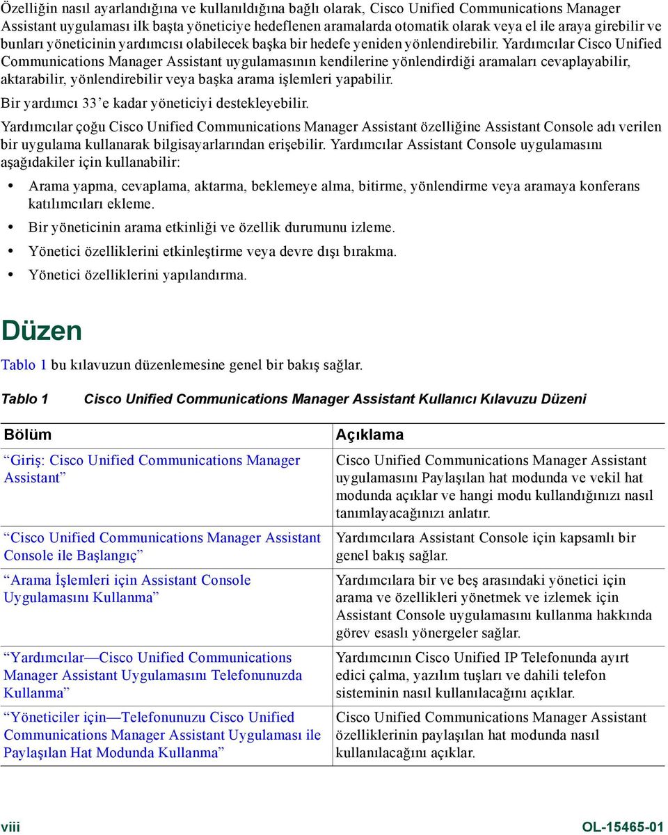 Yardımcılar Cisco Unified Communications Manager Assistant uygulamasının kendilerine yönlendirdiği aramaları cevaplayabilir, aktarabilir, yönlendirebilir veya başka arama işlemleri yapabilir.