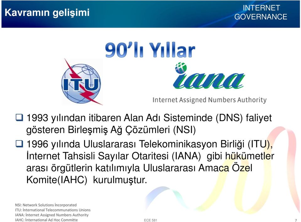 örgütlerin katılımıyla Uluslararası Amaca Özel Komite(IAHC) kurulmuştur.