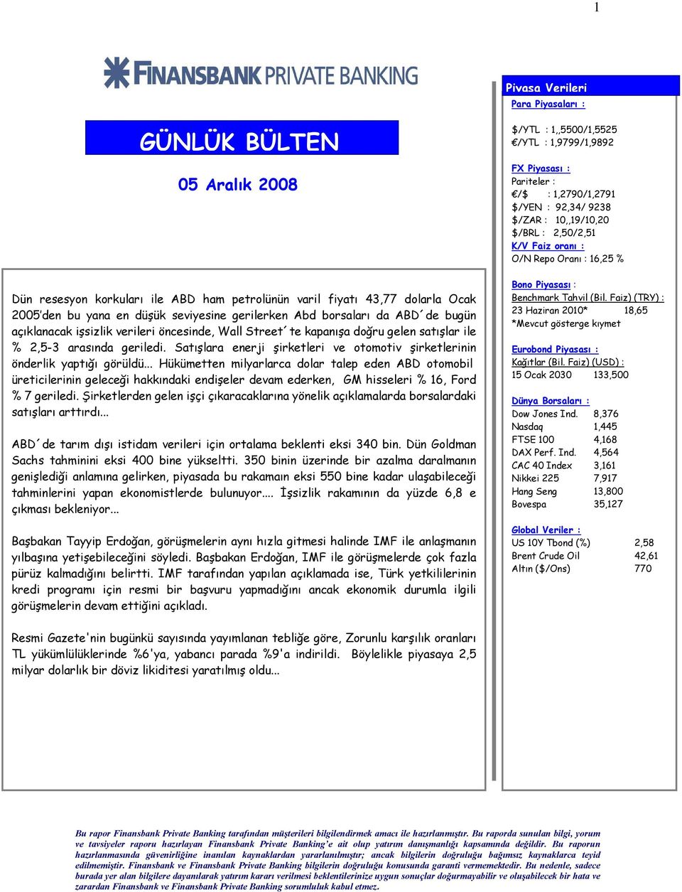 Satışlara enerji şirketleri ve otomotiv şirketlerinin önderlik yaptığı görüldü.