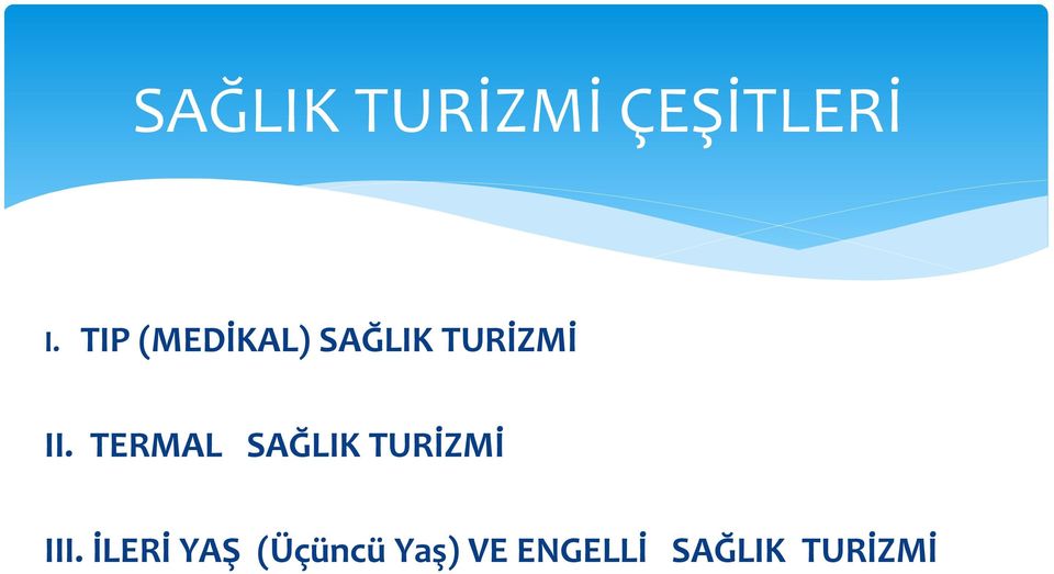 TERMAL SAĞLIK TURİZMİ III.