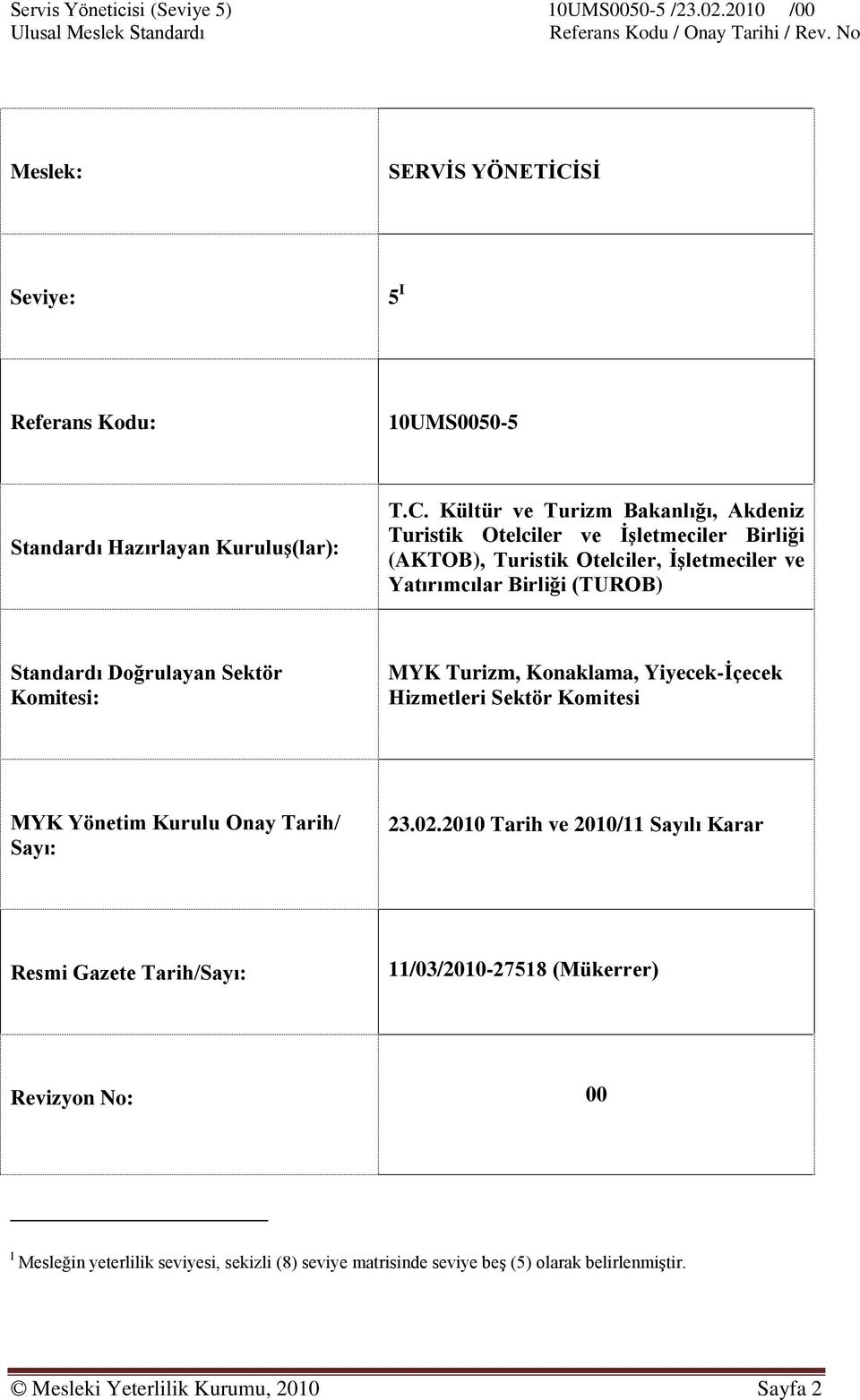 Kültür ve Turizm Bakanlığı, Akdeniz Turistik Otelciler ve ĠĢletmeciler Birliği (AKTOB), Turistik Otelciler, ĠĢletmeciler ve Yatırımcılar Birliği (TUROB)