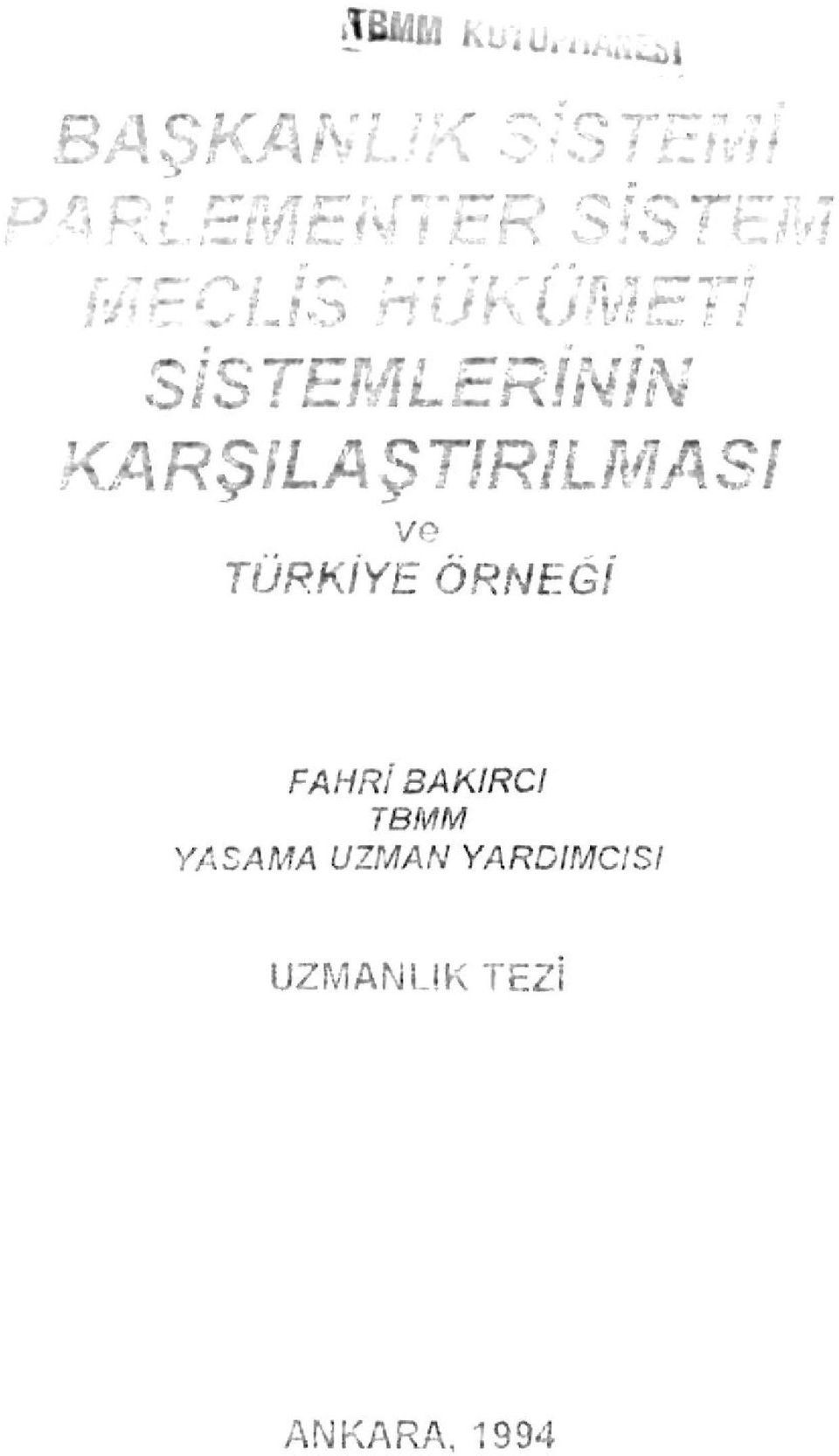 RŞILA Ş TIRILMA SI ve TÜRKİYE ÖRNEĞİ ^ FAHRİ