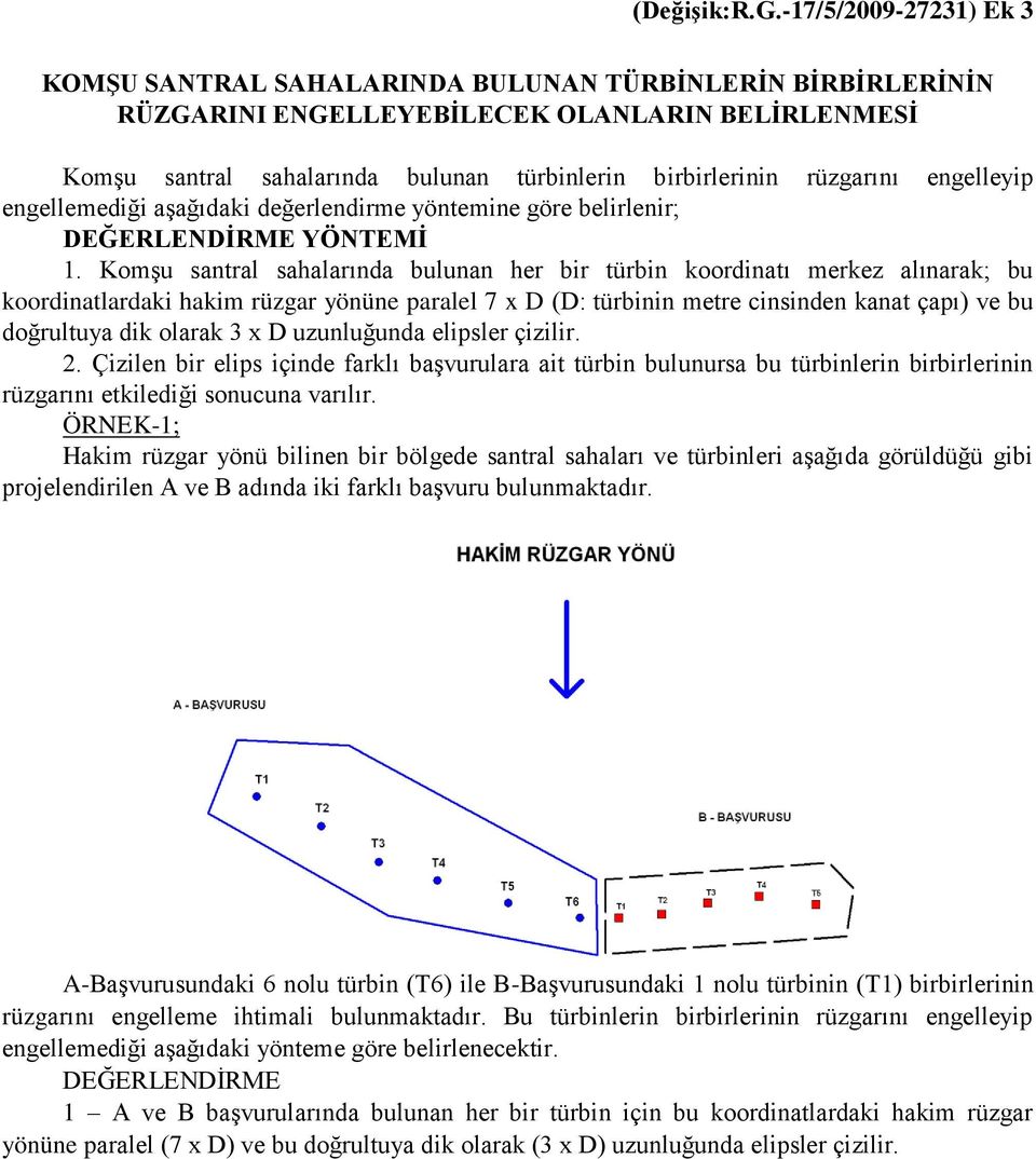 rüzgarını engelleyip engellemediği aģağıdaki değerlendirme yöntemine göre belirlenir; DEĞERLENDĠRME YÖNTEMĠ 1.