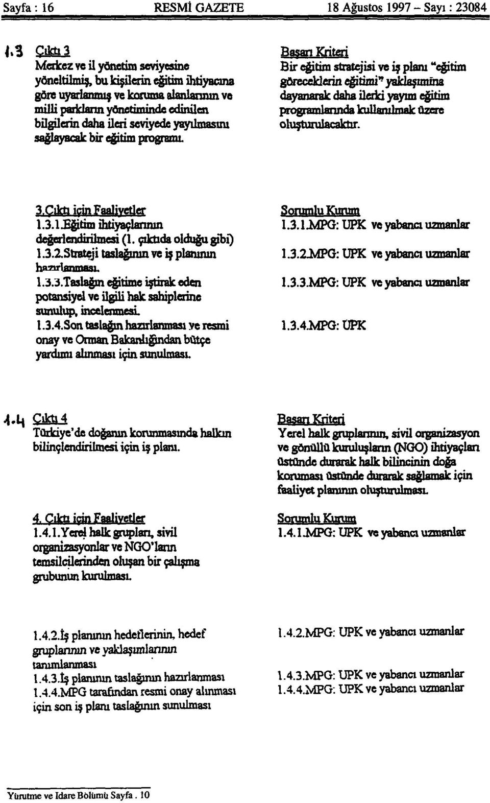 Basan Kriteri Bir eğitim stratejisi ve iş planı "eğitim göreceklerin eğitimi" yaklaşımına dayanarak dahailerkiyayım eğitim programlarında kullanılmak üzere oluşturulacaktır. 3.