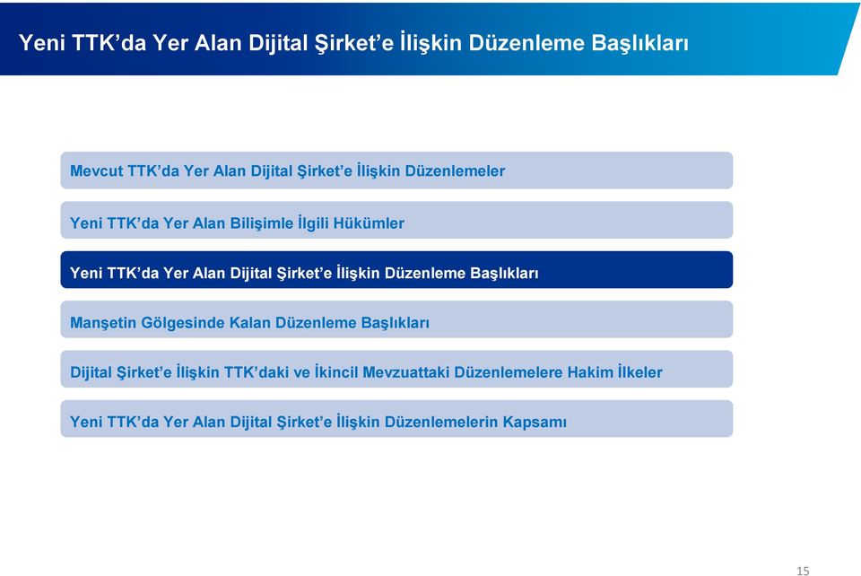 Đlişkin Düzenleme Başlıkları Manşetin Gölgesinde Kalan Düzenleme Başlıkları Dijital Şirket e Đlişkin TTK daki