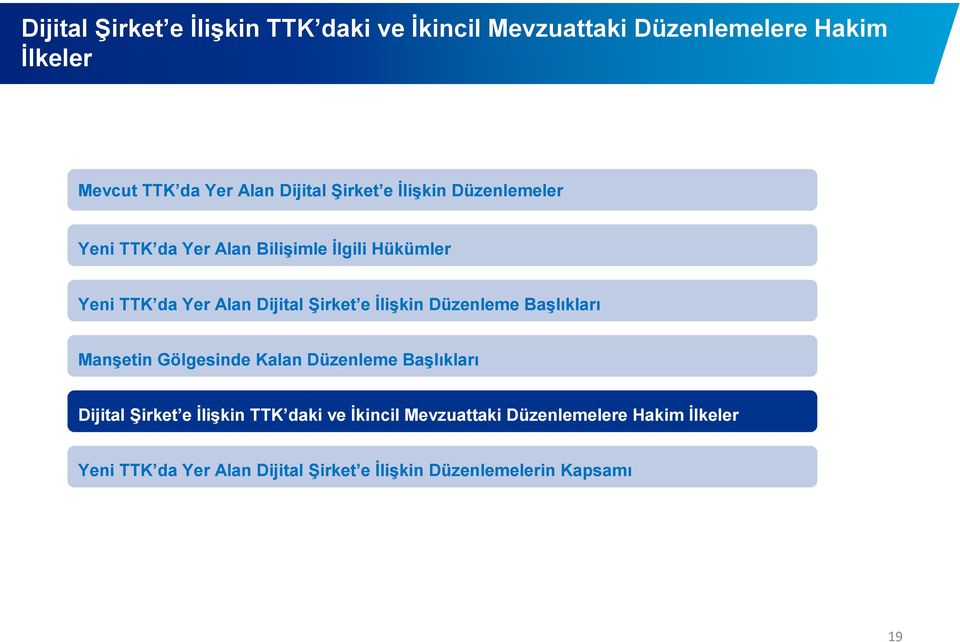 Đlişkin Düzenleme Başlıkları Manşetin Gölgesinde Kalan Düzenleme Başlıkları Dijital Şirket e Đlişkin TTK daki ve