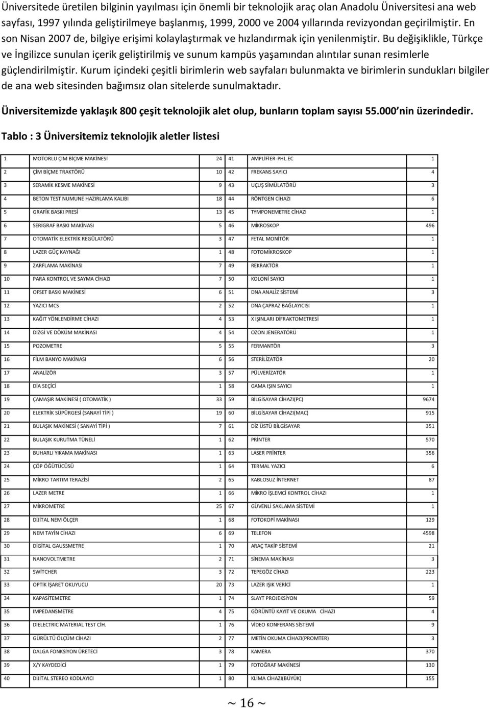 Bu değişiklikle, Türkçe ve İngilizce sunulan içerik geliştirilmiş ve sunum kampüs yaşamından alıntılar sunan resimlerle güçlendirilmiştir.