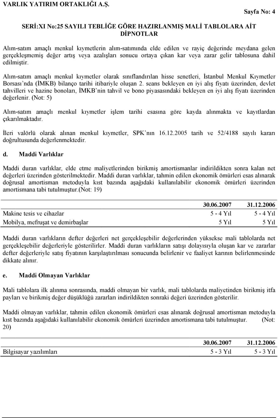 seans bekleyen en iyi alış fiyatı üzerinden, devlet tahvilleri ve hazine bonoları, İMKB nin tahvil ve bono piyasasındaki bekleyen en iyi alış fiyatı üzerinden değerlenir.