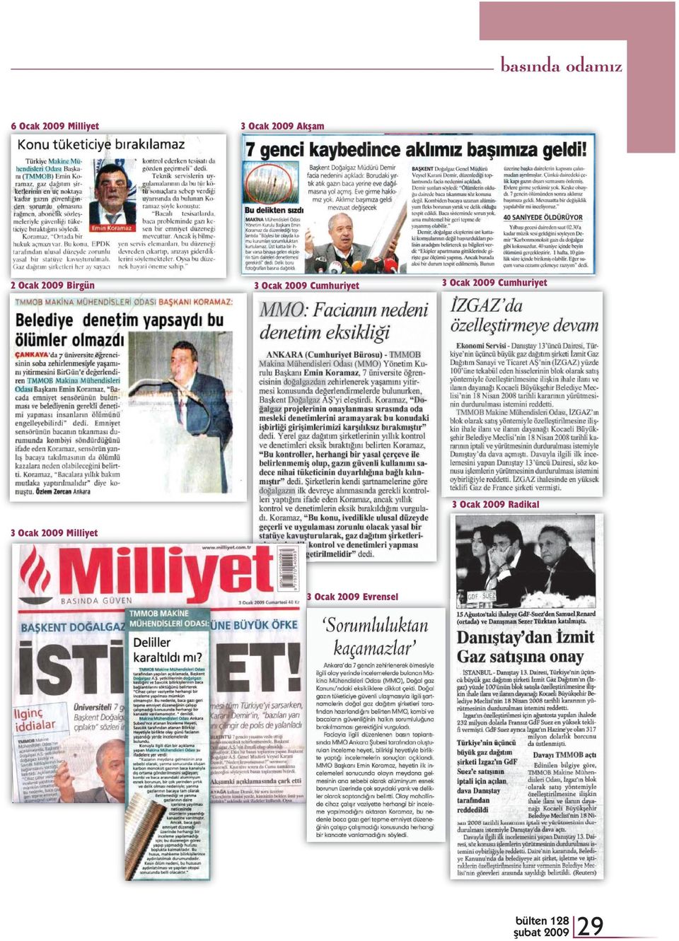 Ocak 2009 Cumhuriyet 3 Ocak 2009 Radikal