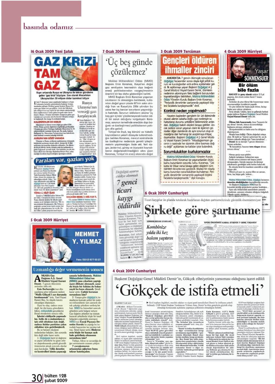 2009 Hürriyet 6 Ocak 2009 Cumhuriyet 5