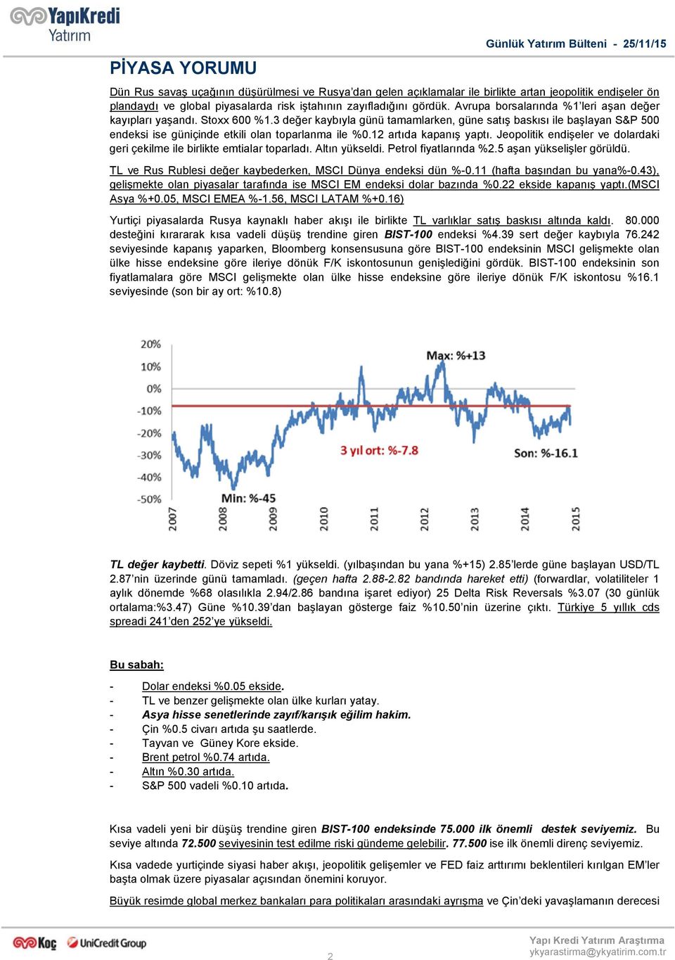 3 değer kaybıyla günü tamamlarken, güne satış baskısı ile başlayan S&P 500 endeksi ise güniçinde etkili olan toparlanma ile %0.12 artıda kapanış yaptı.