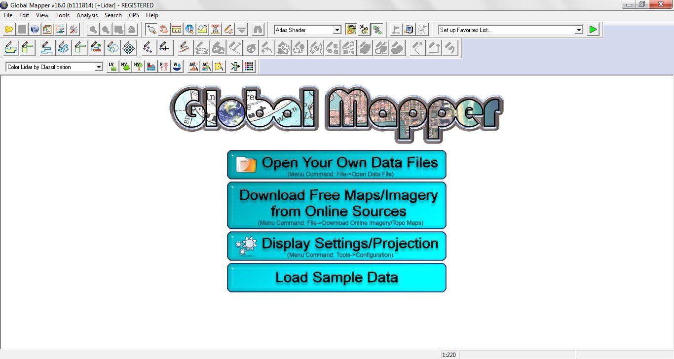 Global Mapper Global Mapper, dünya üzerinde bulunan birçok vektör ve raster dosya formatını destekleyen bir görüntüleyicinin yanında bu verilerin