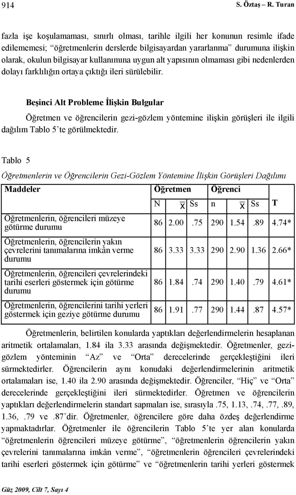 kullanımına uygun alt yapısının olmaması gibi nedenlerden dolayı farklılığın ortaya çıktığı ileri sürülebilir.