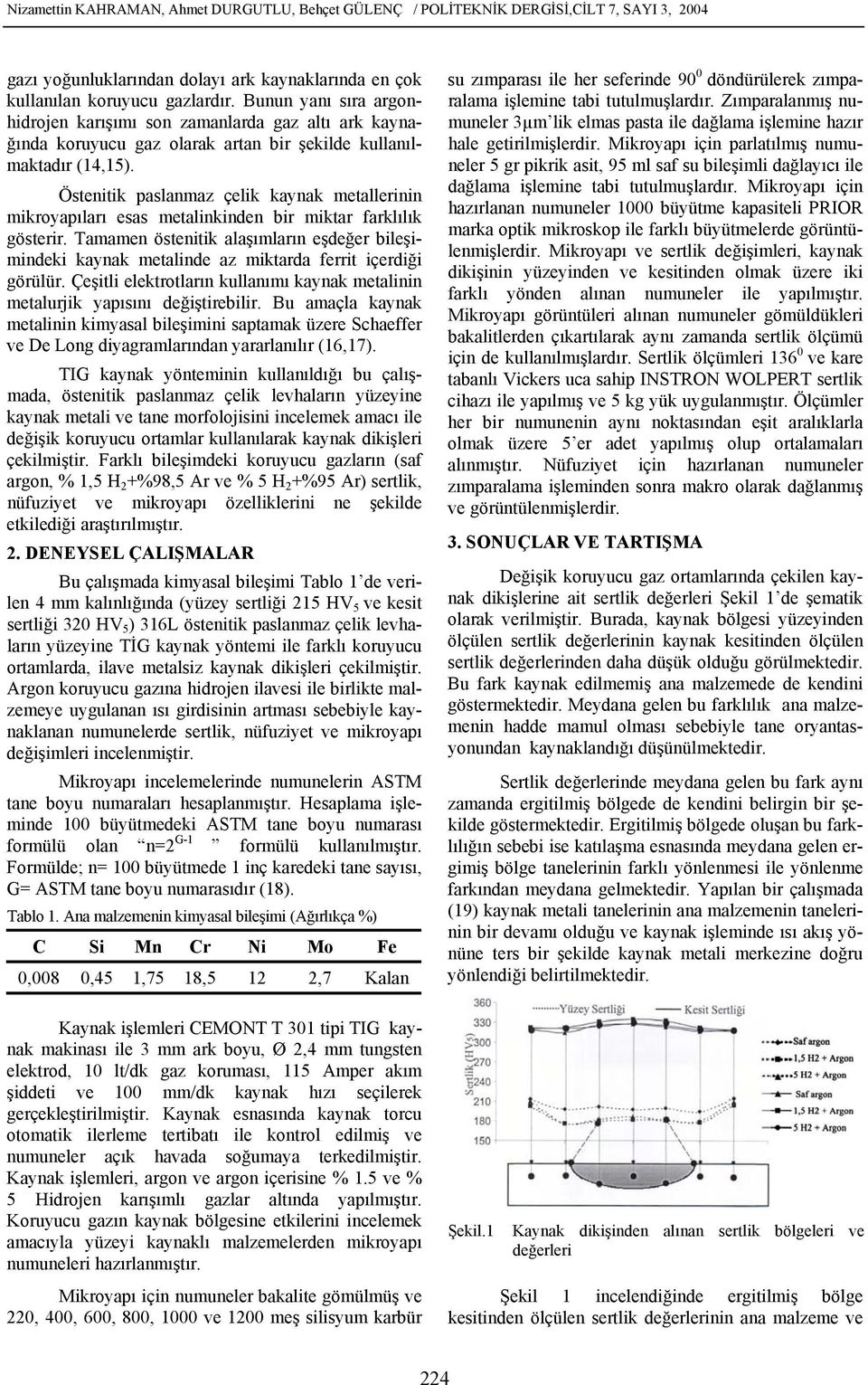 Östenitik paslanmaz çelik kaynak metallerinin mikroyapıları esas metalinkinden bir miktar farklılık gösterir.