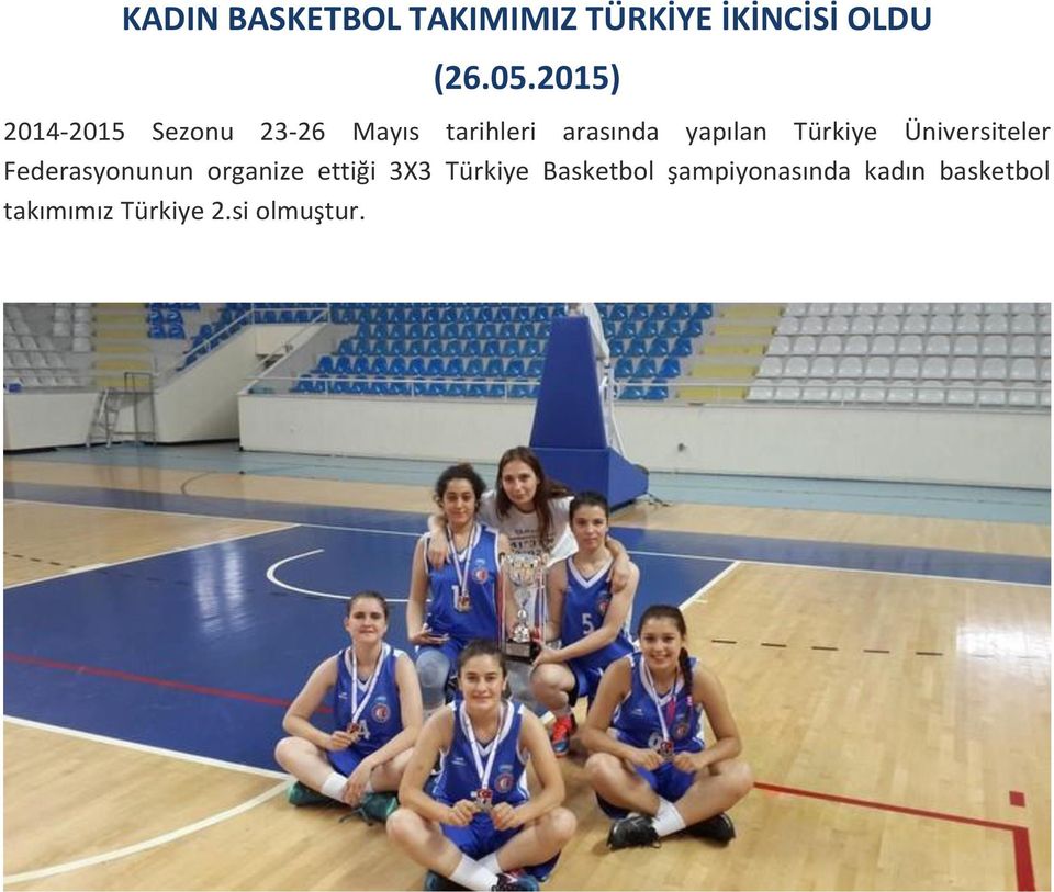 Türkiye Üniversiteler Federasyonunun organize ettiği 3X3