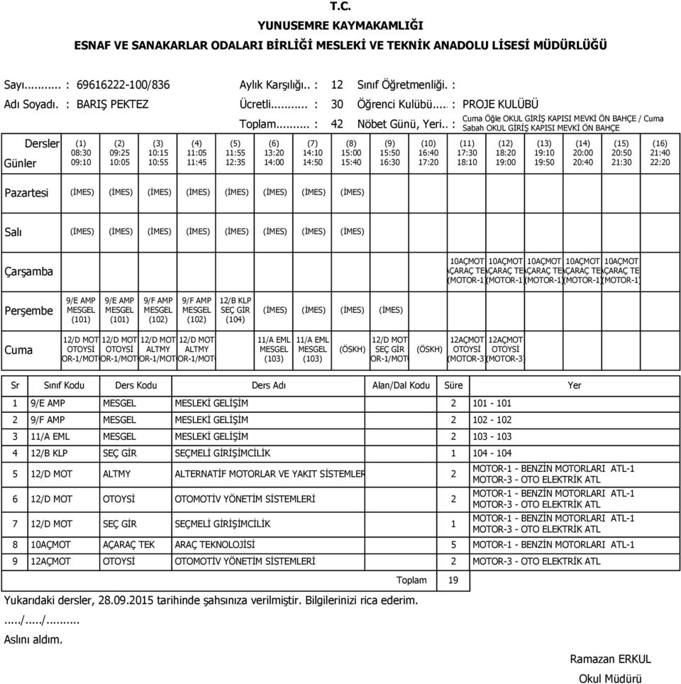 (İMES) (İMES) 10AÇMOT 10AÇMOT 10AÇMOT 10AÇMOT 10AÇMOT AÇARAÇ TEK AÇARAÇ TEK AÇARAÇ TEK AÇARAÇ TEK AÇARAÇ TEK (MOTOR-1) (MOTOR-1) (MOTOR-1) (MOTOR-1) (MOTOR-1) MESGEL MESGEL MESGEL MESGEL 12/B KLP SEÇ