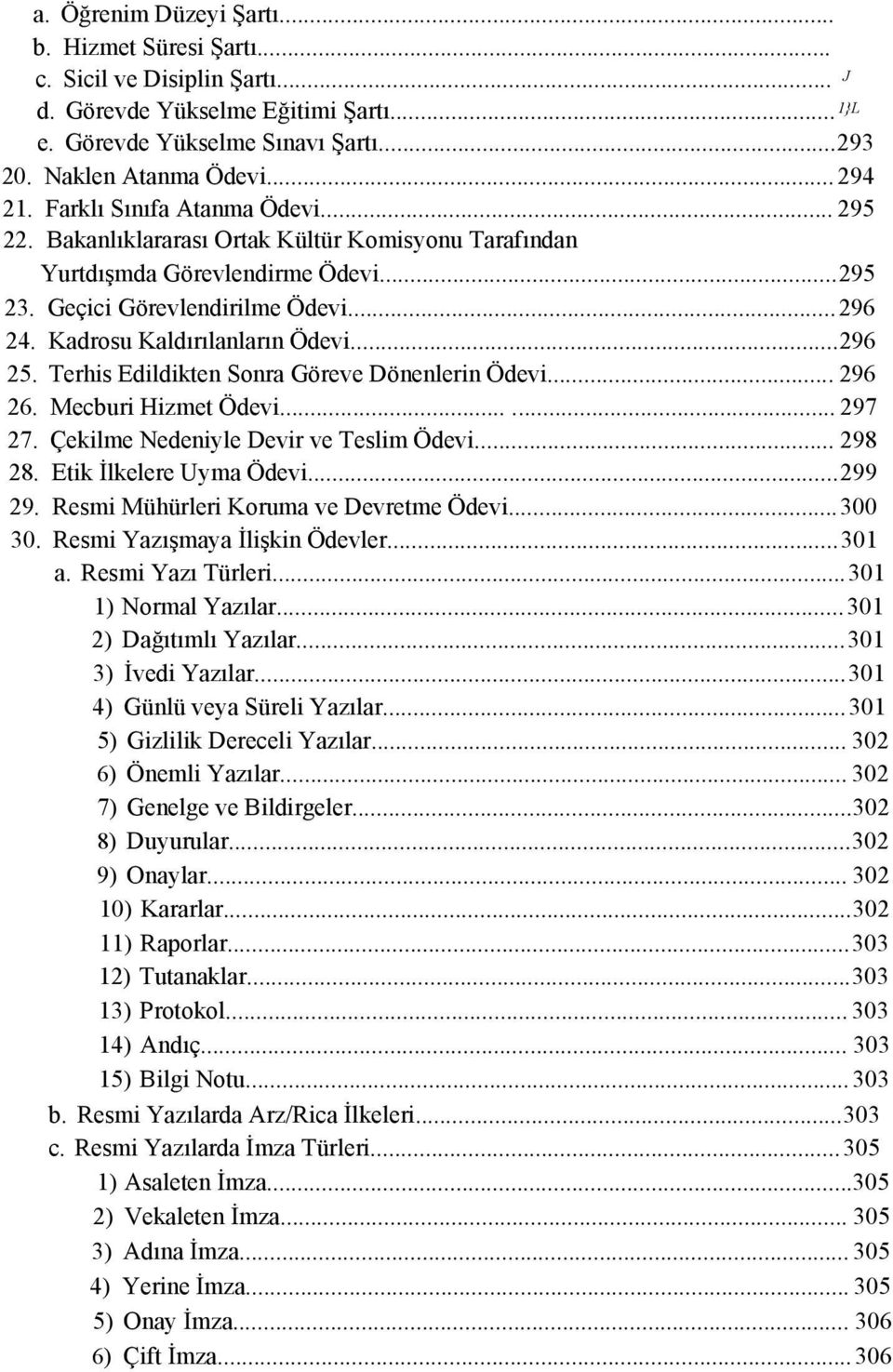 ..296 25. Terhis Edildikten Sonra Göreve Dönenlerin Ödevi... 296 26. Mecburi Hizmet Ödevi...... 297 27. Çekilme Nedeniyle Devir ve Teslim Ödevi... 298 28. Etik İlkelere Uyma Ödevi...299 29.