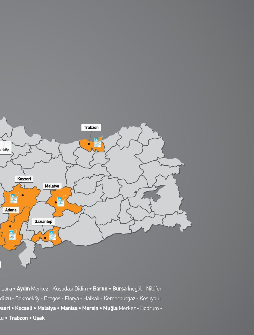 - Florya - Halkalı - Kemerburgaz - Koşuyolu seri Kocaeli Malatya